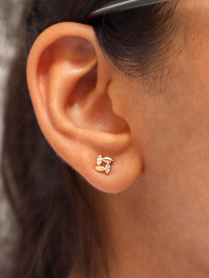 Cluster Minimal Earrings - by Live Some India in just A closeup image of Cluster Minimal Earrings by Live Some India